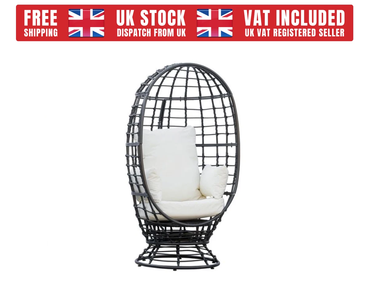 Swivel patio 2024 egg chair