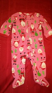 6 month christmas pajamas