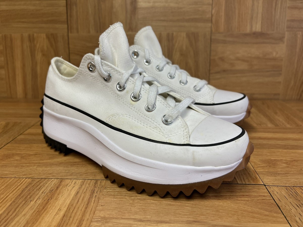RARE🔥 Sz 6 - Converse Run Star Hike Low White 2020 - 168817C