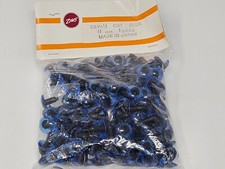 Bulk VTG Zims Blue Cut Iris Owl Eyes 14mm Plastic Safety Amigurumi Craft Doll