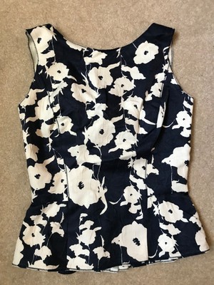 oscar de la renta peplum top