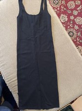 Forever 21 Women Dress Size Small Black Bodycon Stretch (CT)