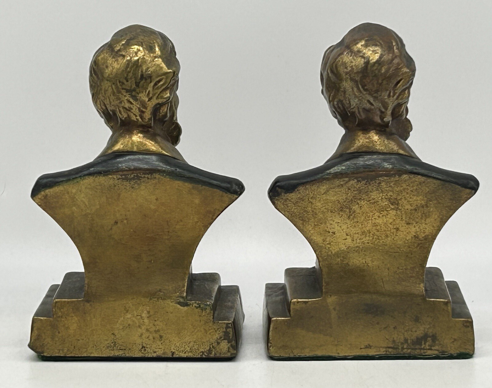 Vintage Richard Wagner Armor Bronze Bookends, c. 1937 eBay