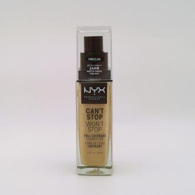 NYX CAN'T STOP Full Coverage 24HR PORCELAIN 1.0oz / 30ml *NEW*