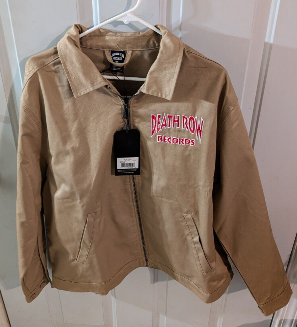 FILA deathrow recards twill abbigliamento da lavoro giacca abbronzata taglia m con etichette