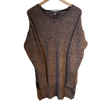 ICHI Amara Alpaca Blend Above The Knee Long Sleeve Sweater Dress Size M