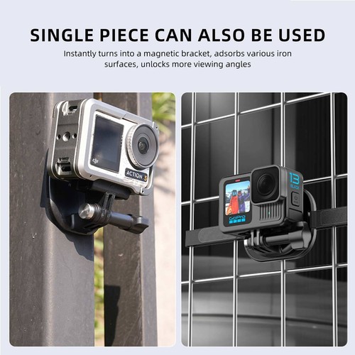 Magnetic Phone Holder Chest Mount with Neck Strap Quick Release for Gopro Camera - 第 5/21 張圖片