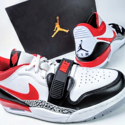 Air Jordan US 13 Men White/Fire Red/Black/Grey Nike Retro 312 Low CD7069-160 NIB