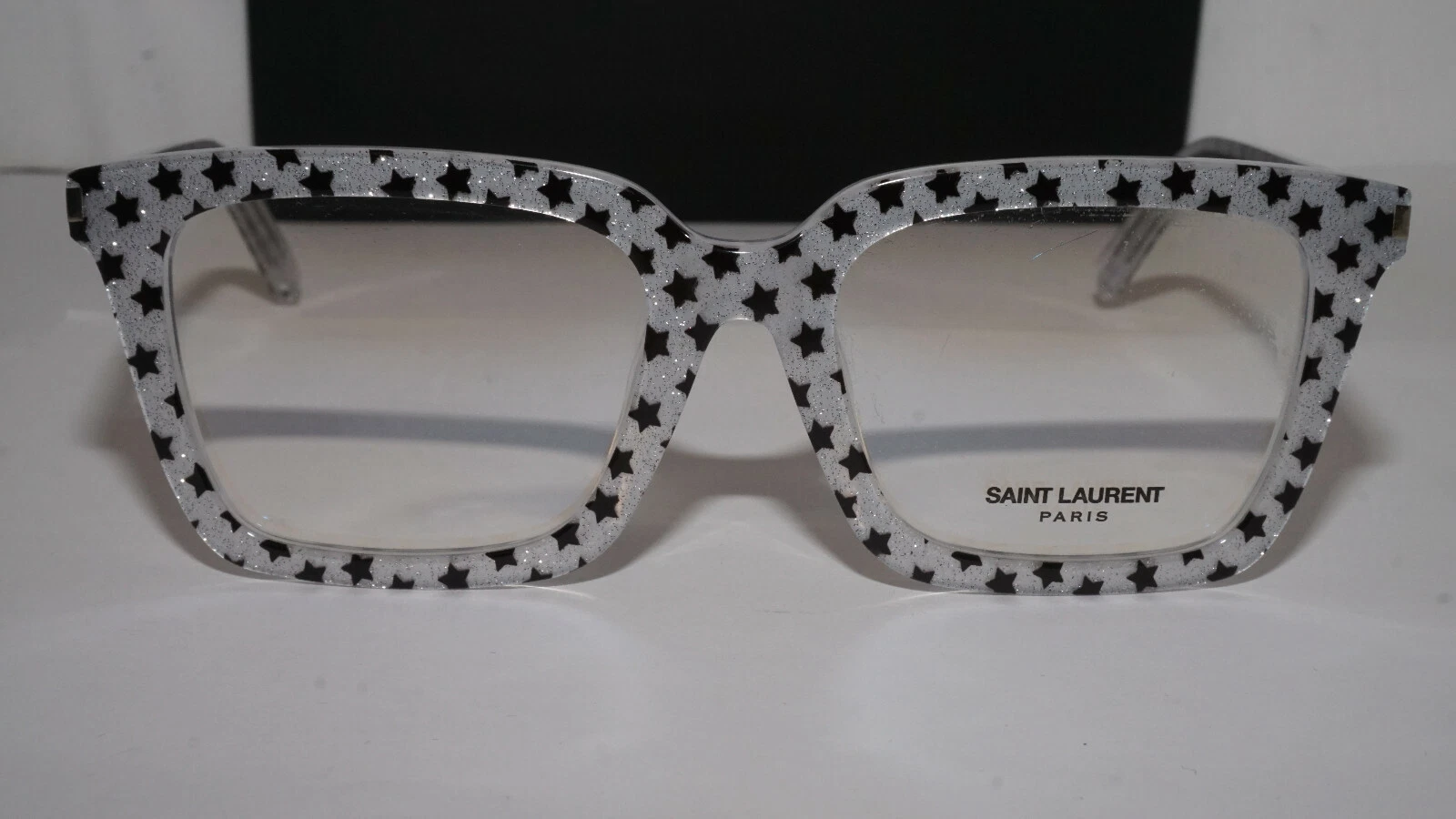 Saint Laurent Eyeglasses New Silver Star Transparent SL167F 006 52 19 145