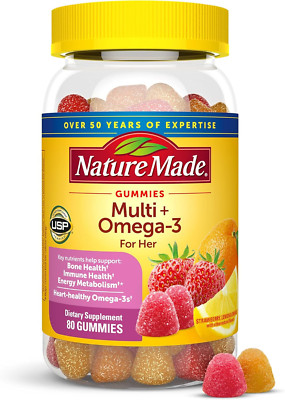 Nature Made Womens Multivitamin with Omega-3, Multivitamin for Women for Daily N