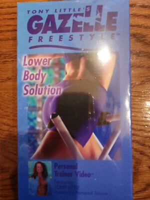 NEW Tony Little Gazelle Freestyle Lower Body Solution VHS BRAND NEW SEALED