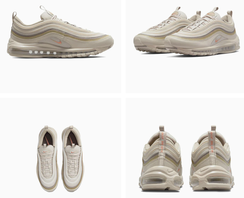 Nike Air Max 97 Bone Beige in Size 10 - Classic Comfort & Style