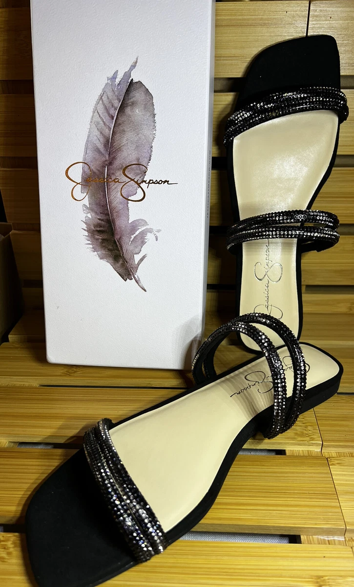 Jessica simpson feather sandals shop
