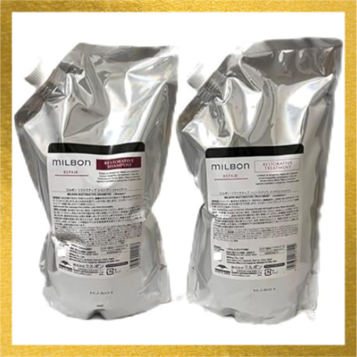 Milbon Repair Restorative Shampoo and Treatment 1000 ml Improves