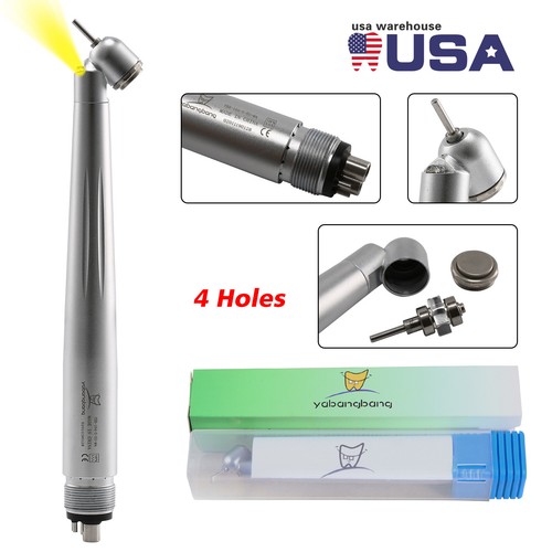 Dental Lab High Speed (LED) Handpiece 45° Degree Turbine 2/4H Fit KAVO NSK - Picture 22 of 92