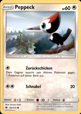 Pokemon 164/214 Peppeck - Echo des Donners - Deutsch