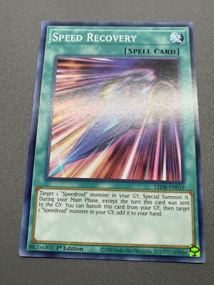 Yu-Gi-Oh! Speed Recovery Common 1st Edition LED8-EN019 MP