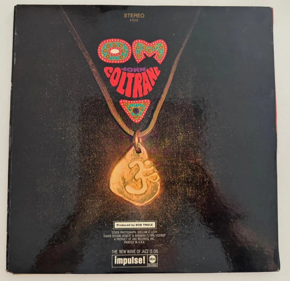 John Coltrane "OM" Gatefold LP - Impulse AS-9140 Bell Sound - CLEAN! Foto 3 de 4