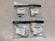 Lot of 4 Black Box FA4509M-YE RJ45 To DB9 Male Yellow 8 Wire Modular Adapter Kit