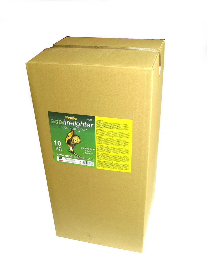 Accendifuoco ecologico 10kg barbecue e camino NUOVO kindling per forno per pizza - Immagine 4 di 4