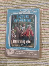 Louis L'amour Man Riding West AudioBook Cassette Tape Book of the Road