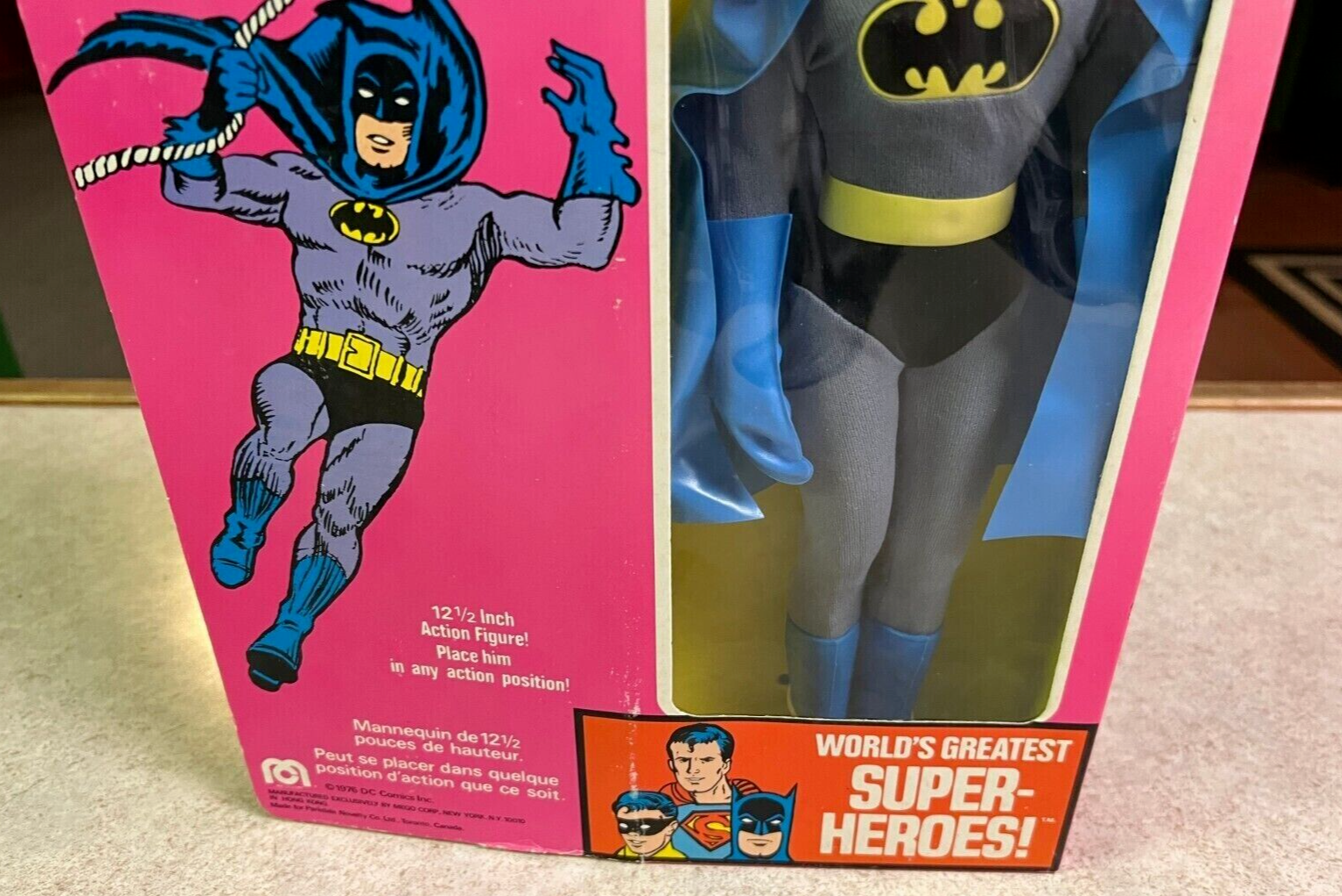 バットマン 12” アクションフィギュア (1976 MEGO) ヴィンテージ