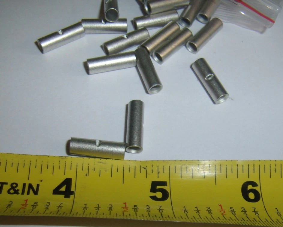 150 Uninsulated Car Wire Butt Connectors 12-10 16-14 22-18 Ga AWG Gauge Terminal - Image 3 of 4