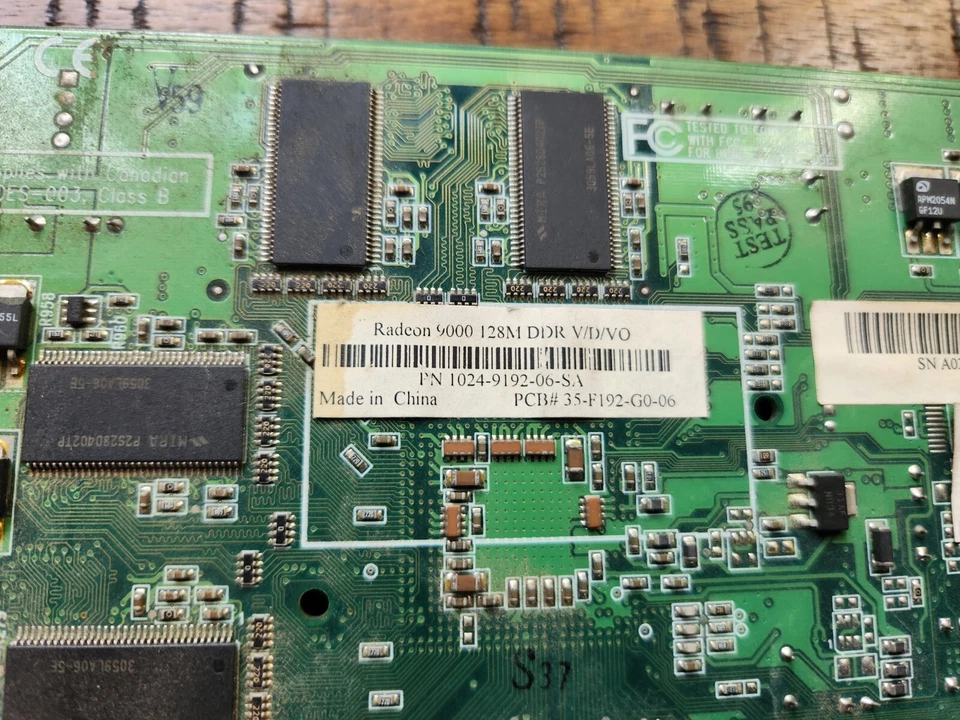 ATI Radeon 9000 - 128MB DDR V/D/VO VIDEO CARD  - MPN: 1024-9192-06-SA - Image 3 of 4