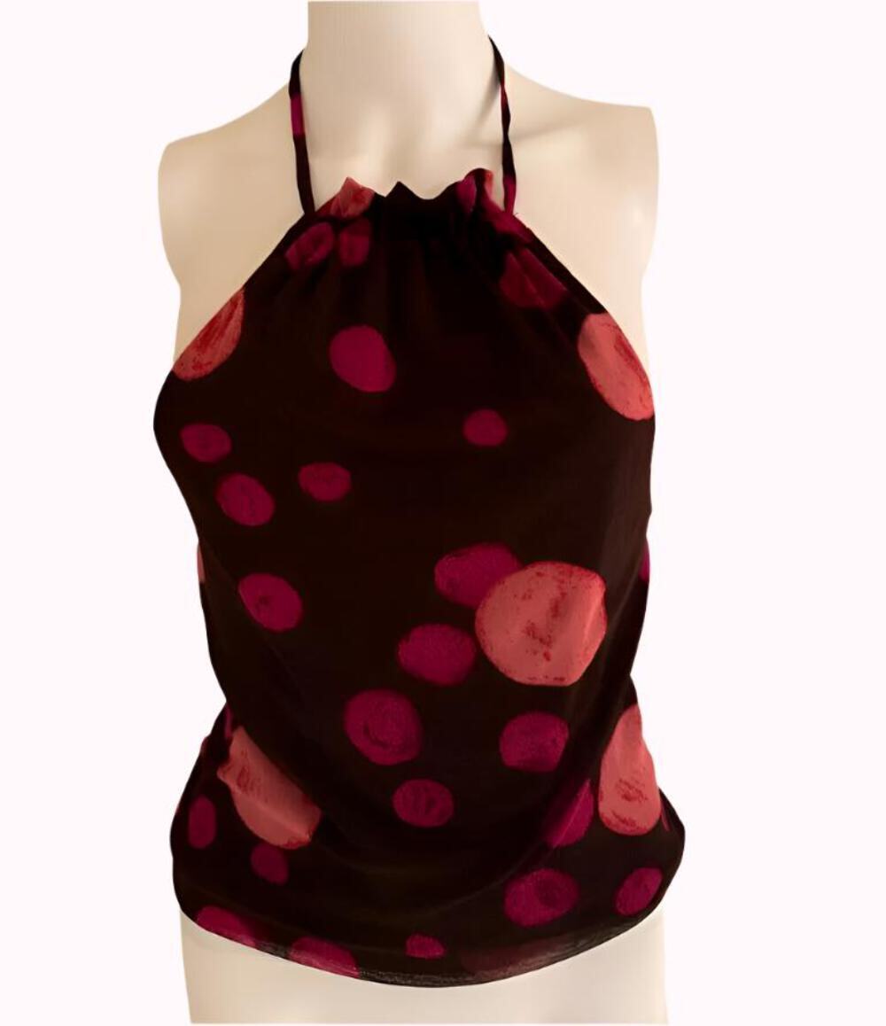 backless halter neck top - image 1