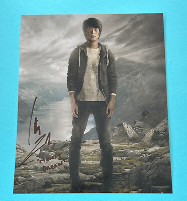 Christopher Larkin  -  THE 100  - signed, original Autogramm !!!