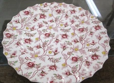 Copeland Spode England Rosebud Chintz  Dinner Plate 10 1/2"