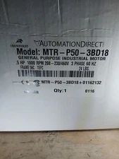 NEW AUTOMATION DIRECT IRONHORSE MTR-P50-3BD18 / MTRP503BD18 3PH, 1/2 HP