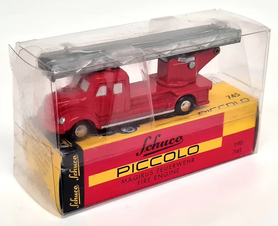 Schuco 1/90 Piccolo Magirus Feuerwehr Fire Engine 745 Diecast Scale Model Truck - Image 2 of 4