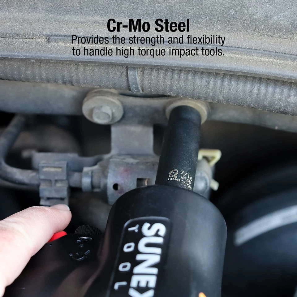 3325 3/8-Inch Drive SAE Master Impact Socket Set., Standard/Deep, 6-Point, Cr... - Image 4 of 4