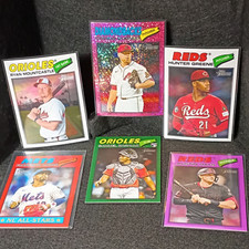 Topps Heritage MLB Trading Card Lot Ryan Mountcastle Corbin Burnes Hunter Greene