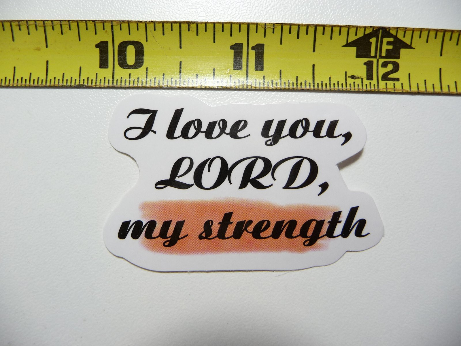 LORD My Strength Decal Sticker for Faith Church Christian Belief Inspiration