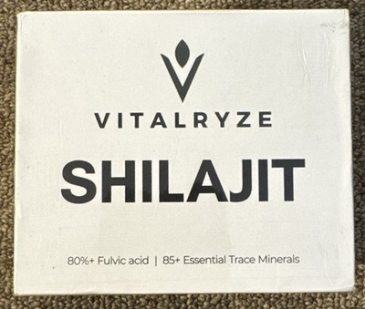 Vitalryze Himalayan Shilajit Resin 50 Grams, High Potency Natural Energy NIB