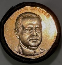 2014-P Herbert Hoover Presidential Dollars Mint Roll of 25 Unc Coins