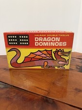 Vintage Halsam Double Twelve Dragon Dominos No. 1220 91 Pieces