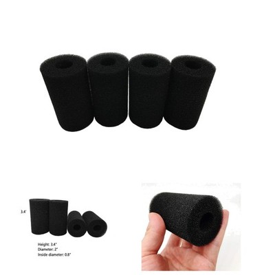Aquarium Pre-Filter Foam Sponges - 4 Pack, Essential for Freshwater & Saltwater