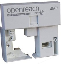 MK3 VDSL Faceplate Filter for BT Openreach NTE5A Master Socket - New Other