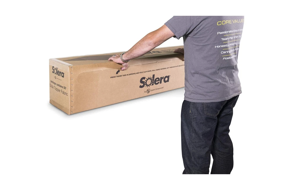 Tela de repuesto Solera Universal Slide-Topper corte a medida para autocaravanas de quinta rueda... Foto 4 de 4