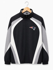 NFL Windbreaker Jacket New England Patriots Blue