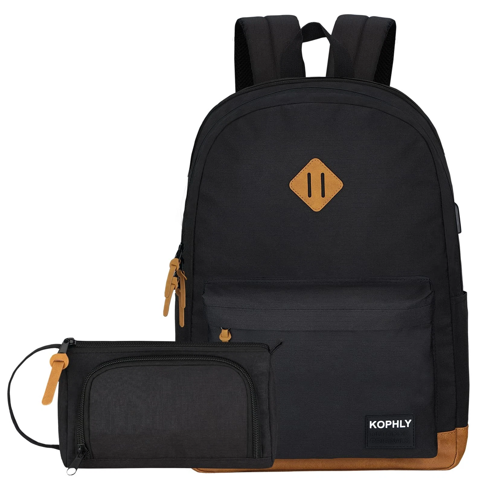 Lightweight Travel Laptop Backpack, Backpack with USB Charging Port For Men a...