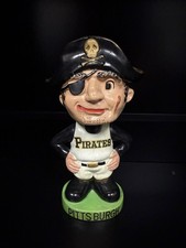 1960s Pittsburgh Pirates Green Base Nodder.