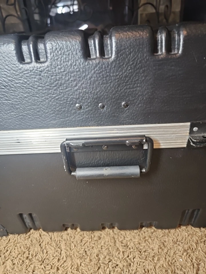 Large Chicago Case Co. Company Heavy Duty Black Travel Case W/ Wheels - Image 3 of 4