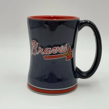Atlanta Braves MLB Ceramic Sculpted 14oz  Coffee Mug Cup Boelter Brands 2011-12