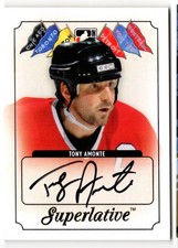 2013-14 ITG Superlative The First Six Autographs Gold Tony Amonte Auto /5 #A-TA