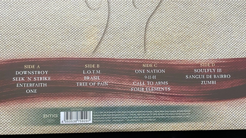 SOULFLY - 3 (Three) 2LP Gatefold Reissue New & Sealed - Image 3 of 4