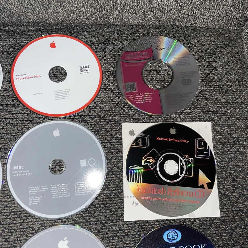 Rare Vintage Apple 16 Disc DVD CD iBook 691-3539-A Install Media 2004 iPhoto 1.3 - Image 3 of 4